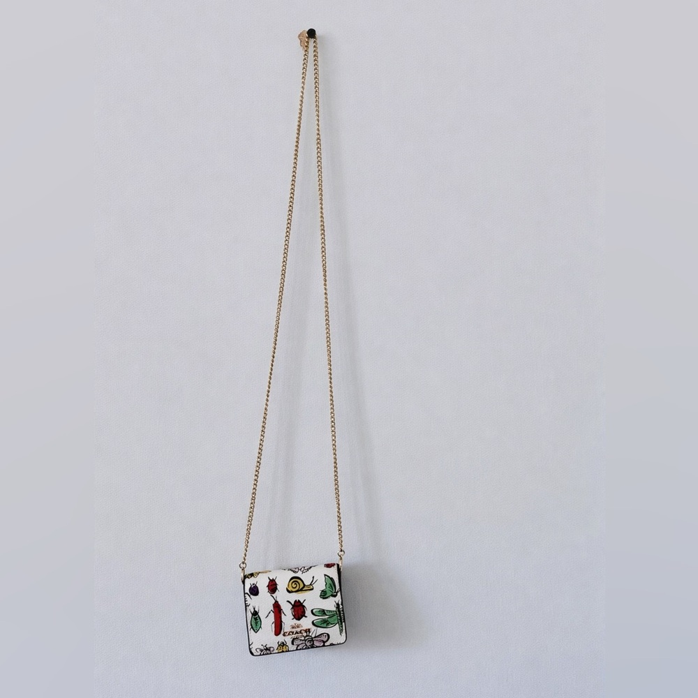 Coach Multicolor Insect Print Crossbody Bag - Picture 6 of 7